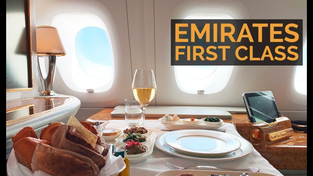 EMIRATES A380 PRIMEIRA CLASSE - Dubai-São Paulo
