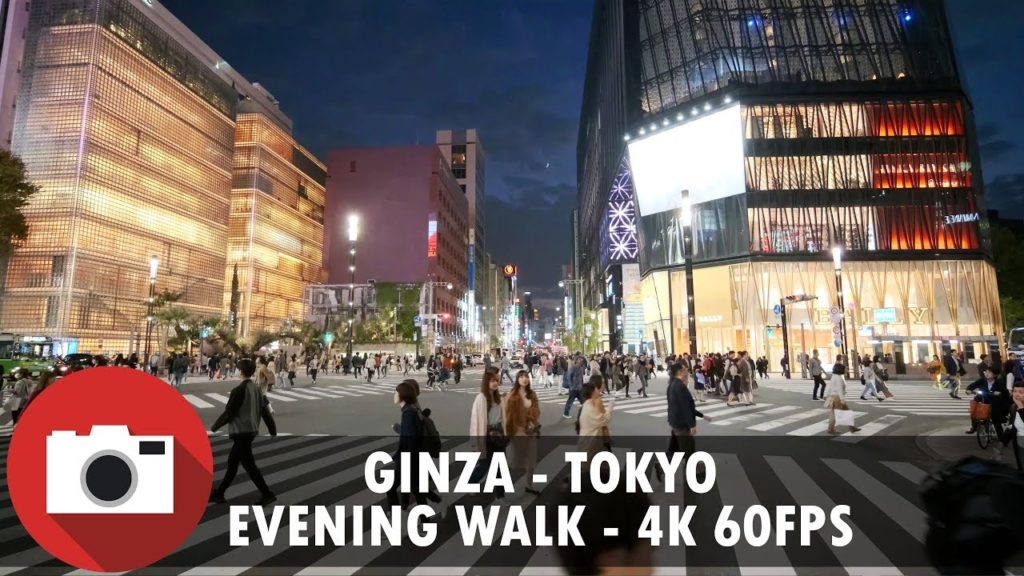 Walking in Ginza, Tokyo – The Famous Shopping District – 4K, 60FPS Walking in Ginza, Tokyo - The Famous Shopping District - 4K, 60FPS
