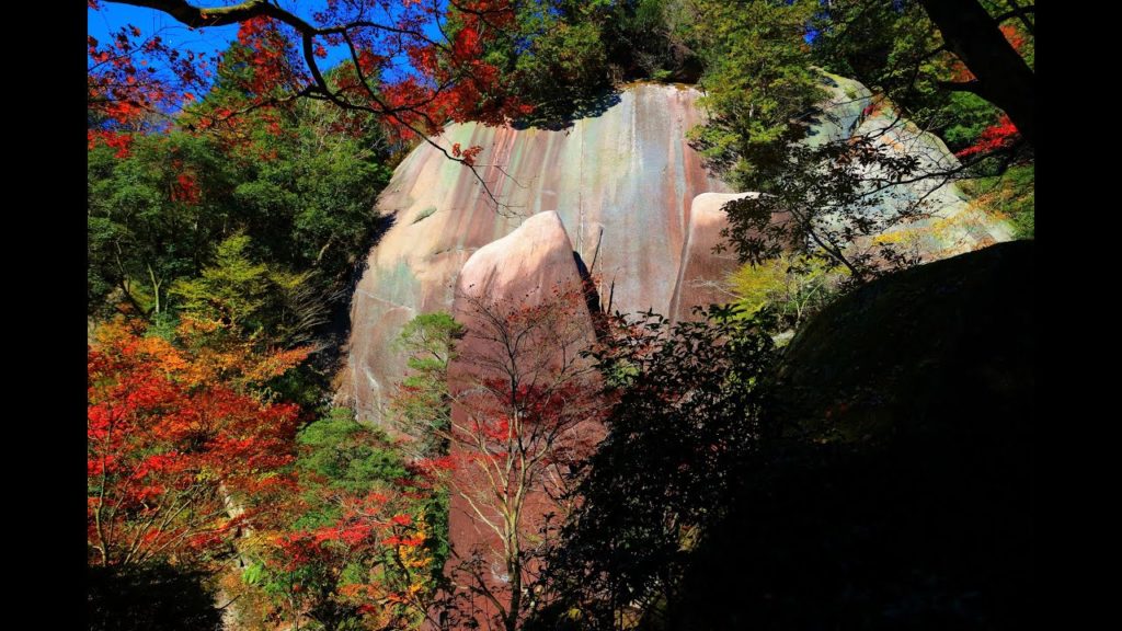 JG☆☆☆4K 岐阜 鬼岩の紅葉(名勝,天然記念物) Gifu,Oniiwa in Autumn(Scenic beauty,Natural Monument)