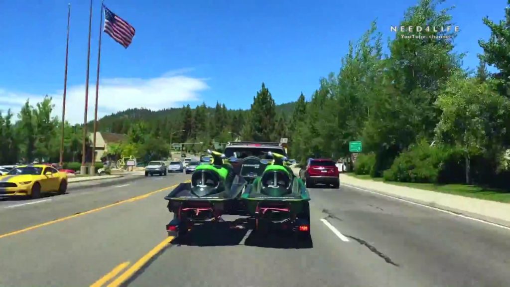 The Lake Tahoe Scenic Drive in California and Nevada