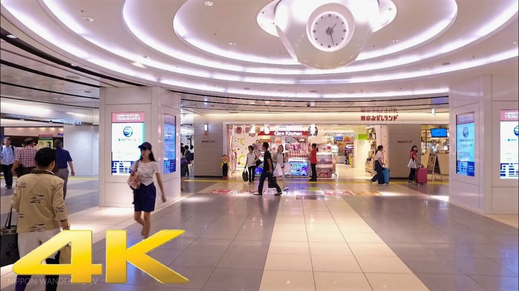 Walking around Tokyo station underground mall, Tokyo - Long Take【東京・東京駅地下】 4K