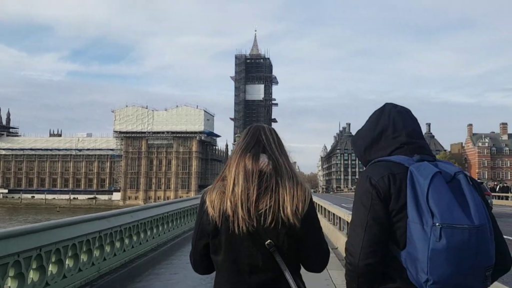 LONDON WALK --- from LAMBETH NORTH STATION to WESTMINSTER BRIDGE