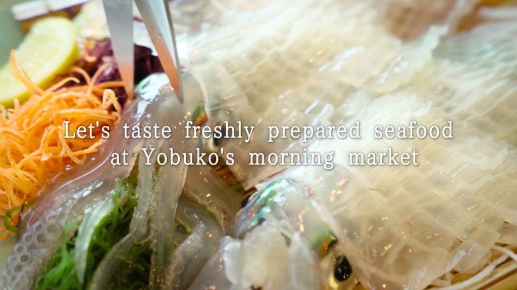 Let's taste freshly prepared seafood at Yobuko's morning market|Tabirai Car Rental Let's taste freshly prepared seafood at Yobuko's morning market|Tabirai Car Rental