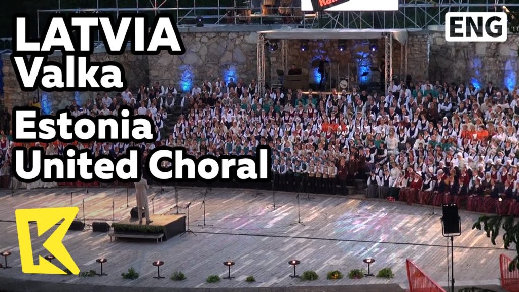 【K】Latvia Travel-Valka[라트비아 여행-발카]에스토니아 연합 합창제/Janis Cimze/Estonia United Choral/Folk Song/Tulyak