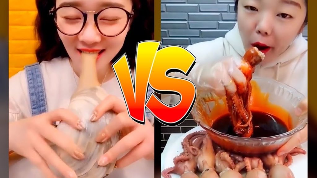 Japan Food Eating - Eating seafood, meat, fruit,  gourmet tray, Chinese food | Eating Show #4