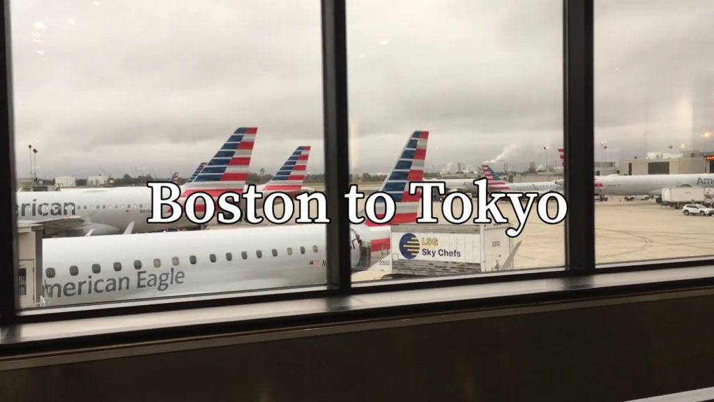 Boston to tokyo w/ Japan airlines (security, meals, etc)