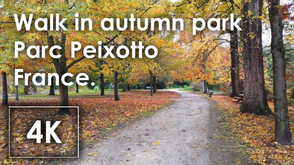 4k virtual walk Bordeaux France : Parc du Chateau Peixotto  by osmo pocket