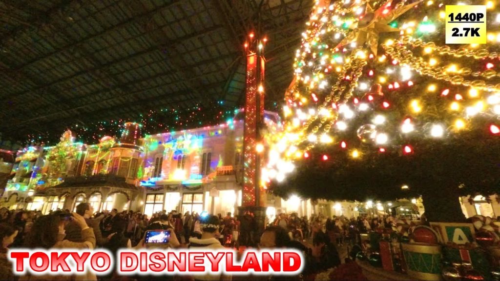 TDL夜のディズニーランド一周散歩(クリスマスver)to walk around Tokyo Disneyland TDL夜のディズニーランド一周散歩(クリスマスver)to walk around Tokyo Disneyland