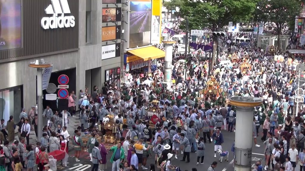 【LIVE CAMERA】2019金王八幡宮例大祭ライブ映像14：11 Shibuya scramble crossing 「STUDIOEIMEIが運営するライブカメラ。