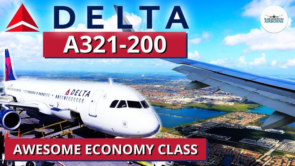 DELTA AIRLINES review: Fantastic Airbus A321 domestic economy class