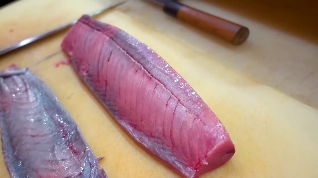 Japanese Street Food Seared Bonito and Sushi