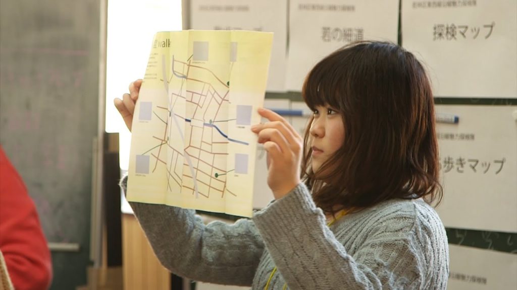 Mapping charming spots in Sendai, Japan