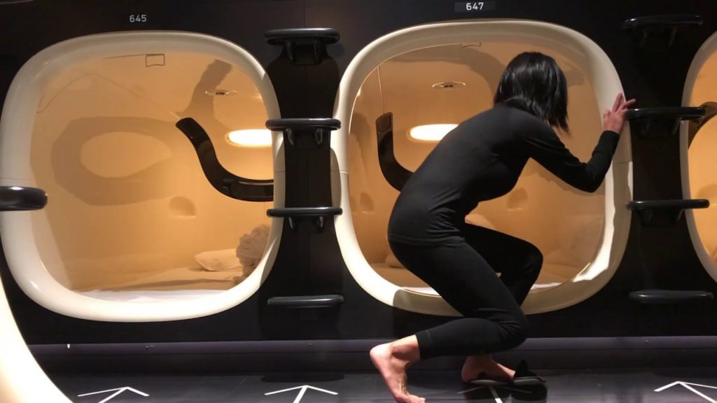NINE HOURS CAPSULE HOTEL TOUR in TOKYO JAPAN by Roaming Tourist Productions