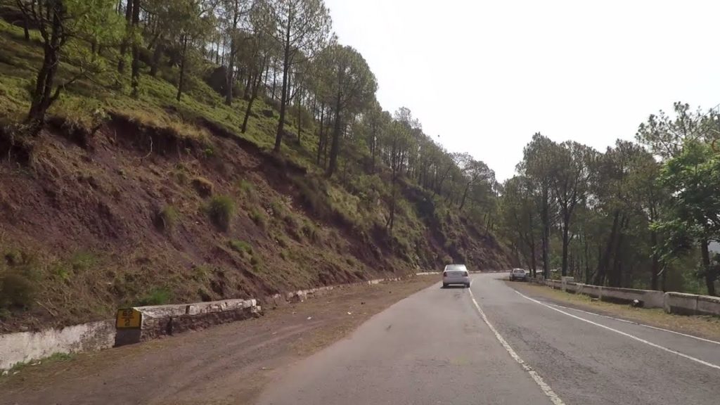 Driving on Kumarhatti-Nahan Highway (SH 2) - Himachal Pradesh, India