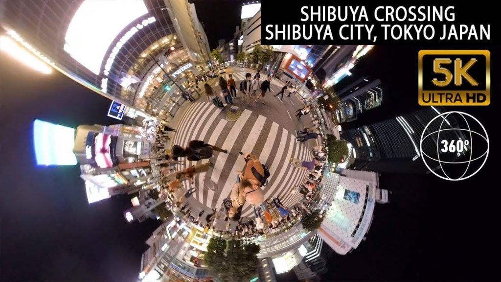 Vr360 5k - Shibuya Crossing Walk Travel Tour - Shibuya City Tokyo Japan