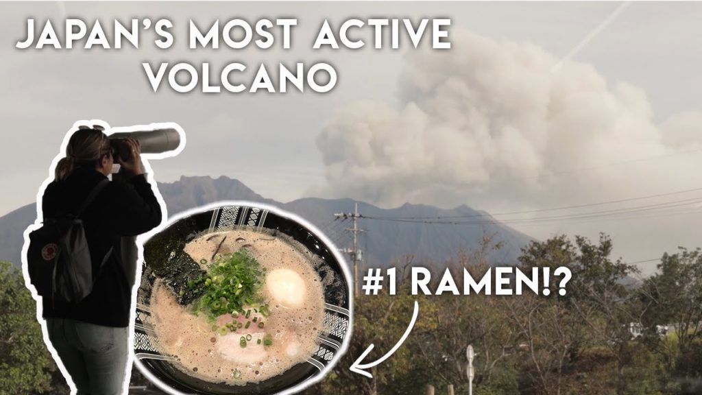 Volcano ERUPTS! Exploring Kagoshima & Trying Fukuoka's #1 Ramen | Japan Travel Vlog