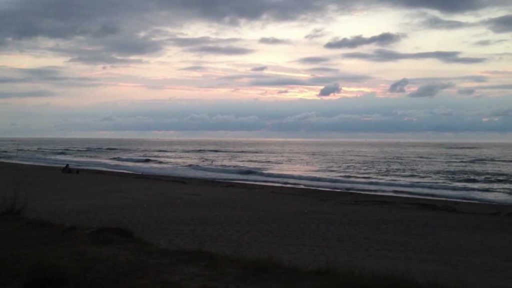 Sunset over the Sea of Japan on September 1st