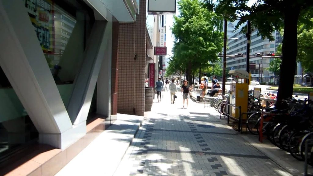 アキーラさん散策①名古屋市・桜道通り・名駅近く,Near Nagoya-station in Nagoya city in Japan