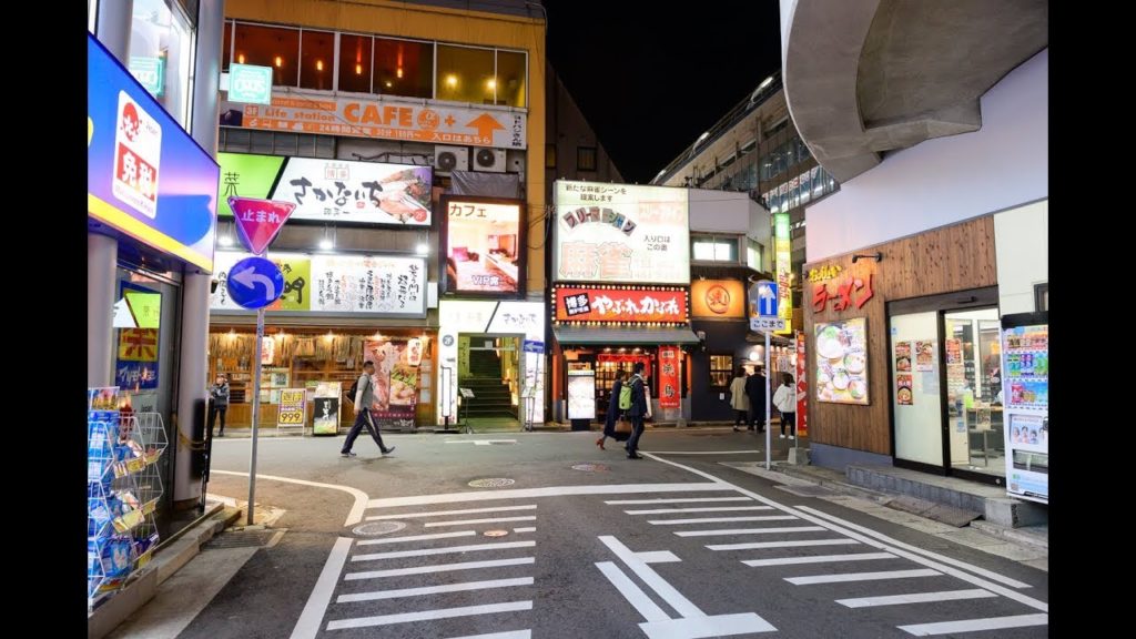[4K] 2019 Night walking around "Hakata Station" food and shopping at Fukuoka, Japan