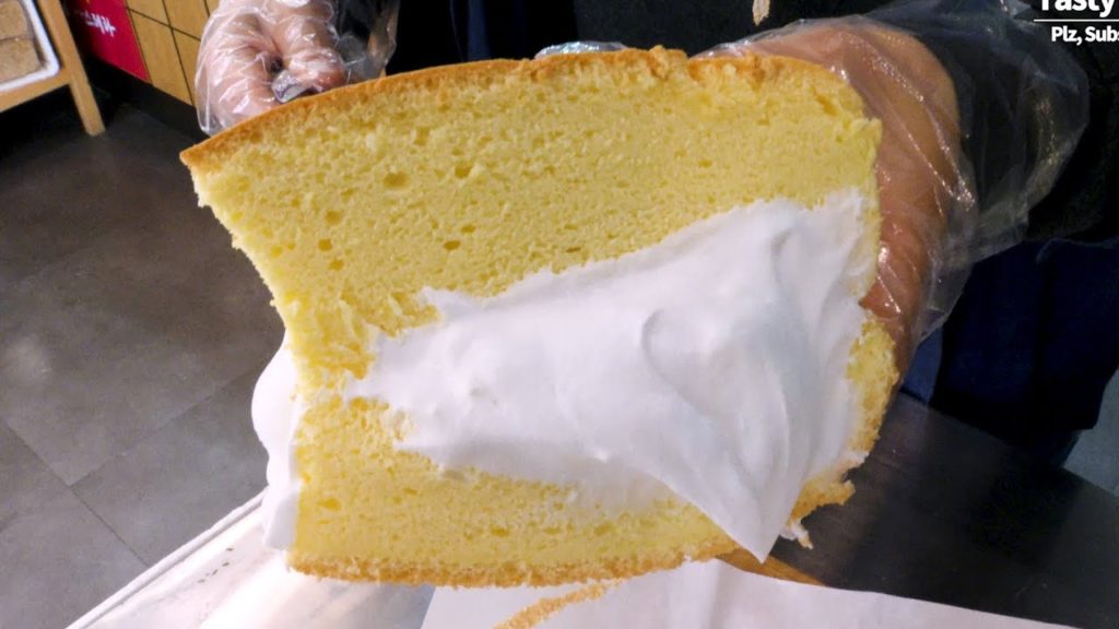 대만 대왕카스테라, 대왕카스테라 만드는 과정, Amazing Giant Castella, 台湾カステラ , taiwan jiggly Cake cutting, Korean food