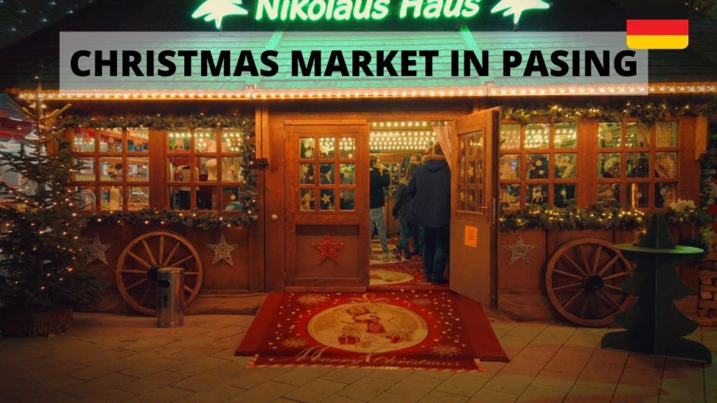 Christmas market 2019 in Pasing, Munich - Travel Germany [4K]