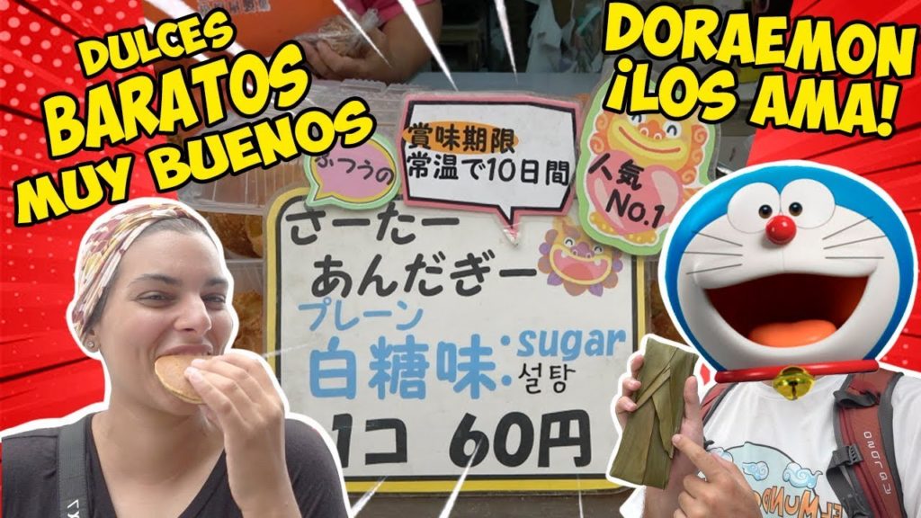PROBANDO DULCES JAPONESES CALLEJEROS (MUY BARATOS) NAHA
