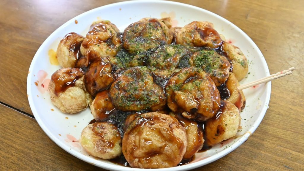 【大阪】【此花区】日本一安いたこ焼き屋「甘栄堂」【４K】Japanese Food Takoyaki