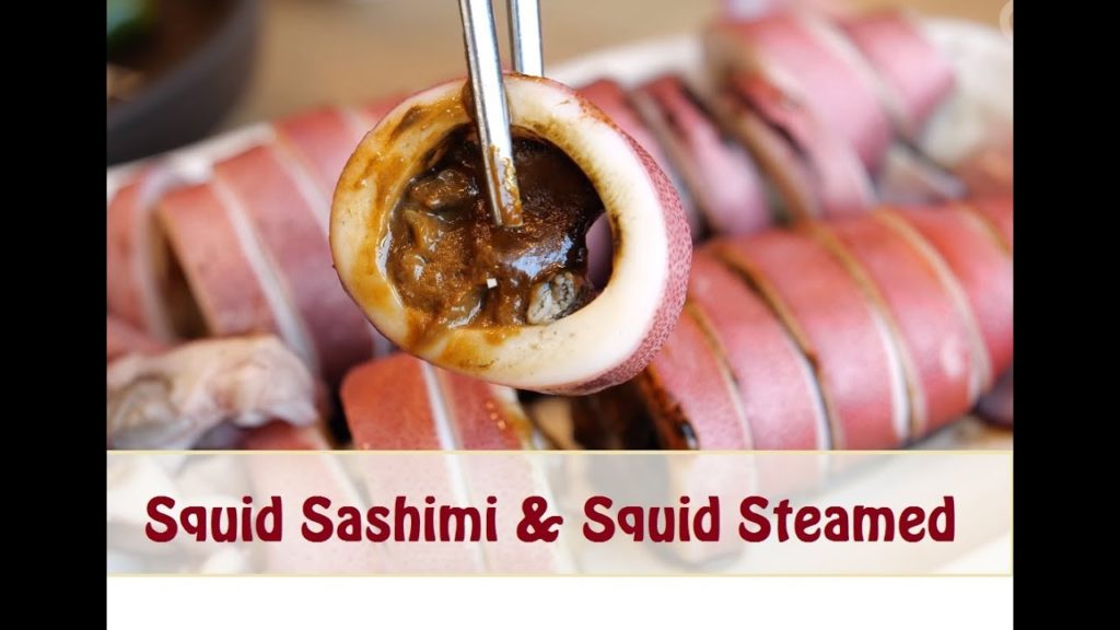 Squid | Make A Live Squid Sashimi & Squid Steamed - Korean Street Foods | Travel Korean