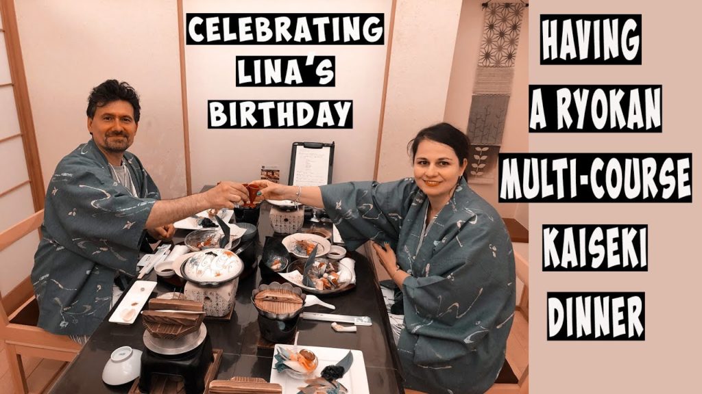 Having a Ryokan Multi-Course Kaiseki Dinner in Otsu, Japan I Celebrating Lina's Birthday I 日本を探索 Having a Ryokan Multi-Course Kaiseki Dinner in Otsu, Japan I Celebrating Lina's Birthday I 日本を探索