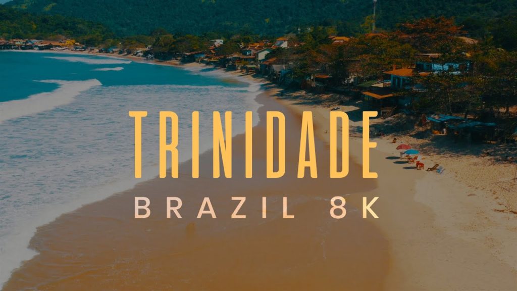 BEST BEACHES in BRAZIL. Tourist Vacation Paradise. Trinity Beach, Paraty. DJI Mavic 2 Drone Footage.