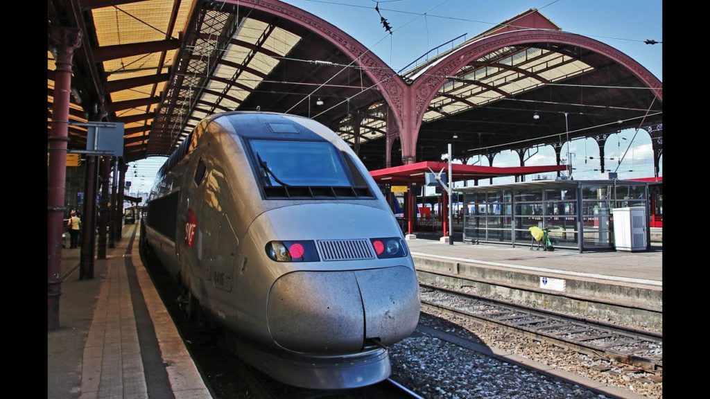 Trains en gare de Strasbourg