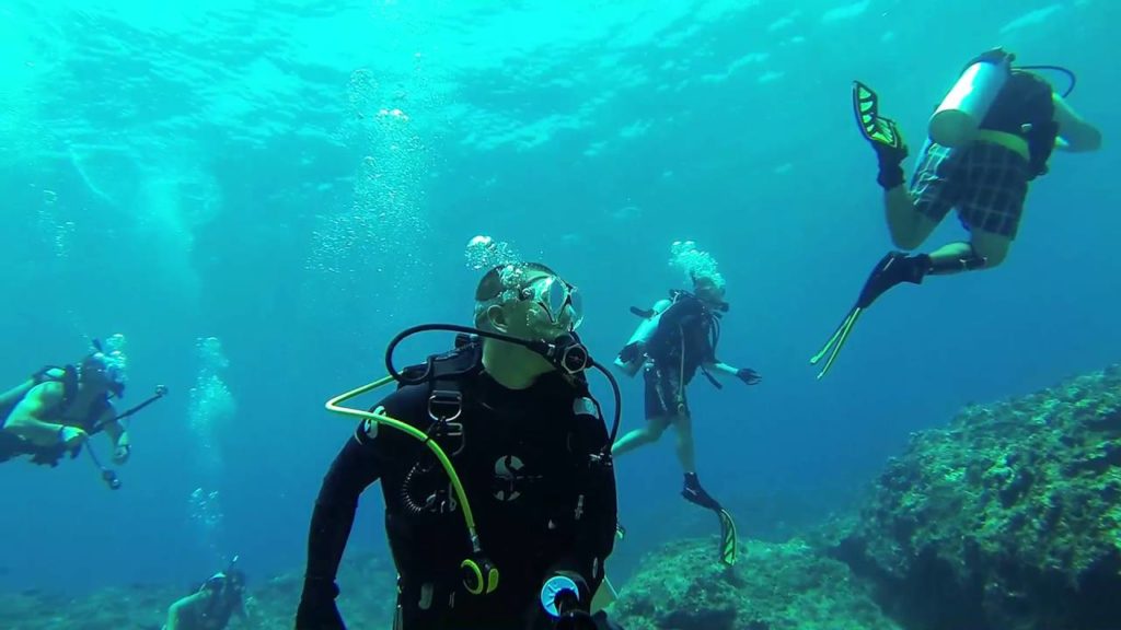 Okinawa, Japan SCUBA Dive at Toilet Bowl