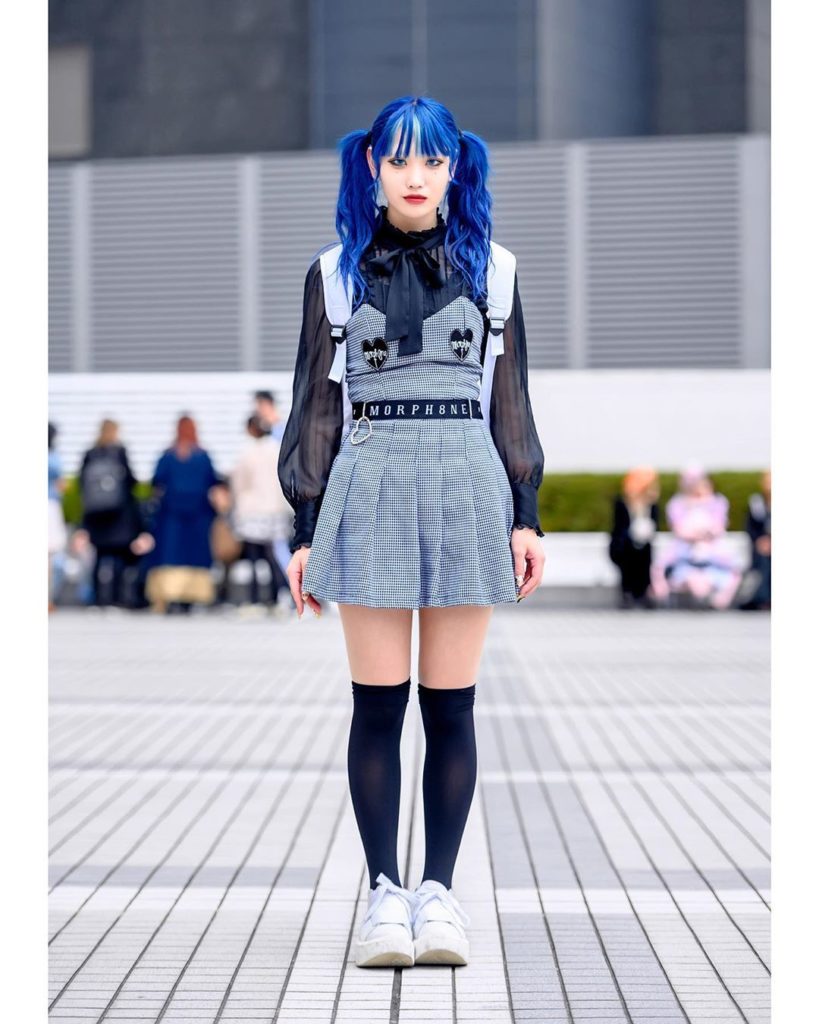 19-year-old Japanese student Kaeru (@kaeru_0921) at Bunka Fashion College in Tok...
