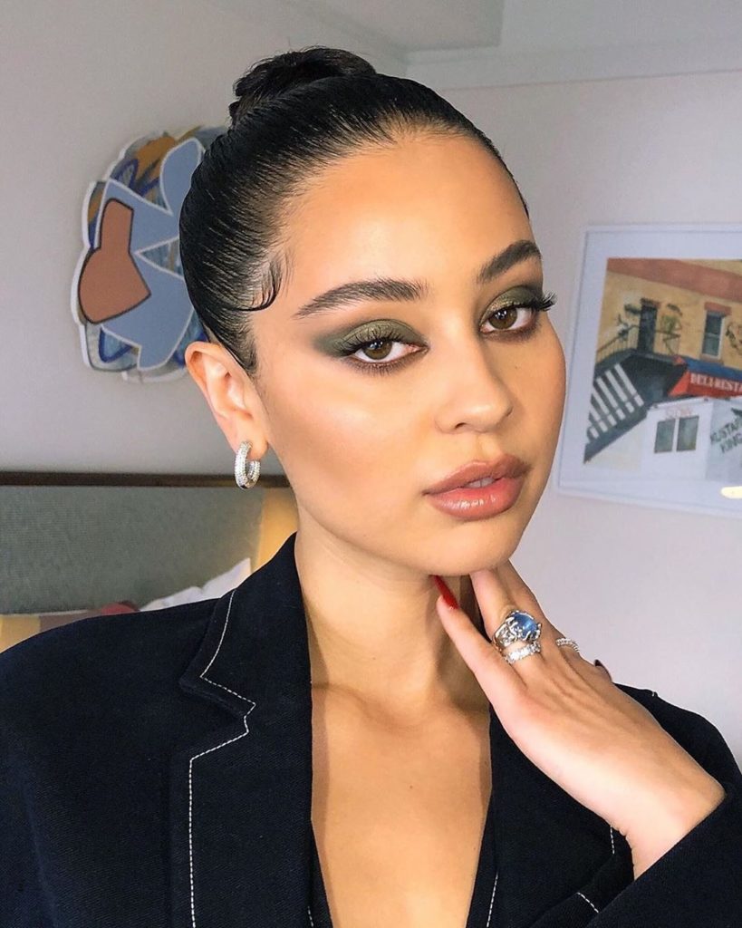 Flawless skin may cause feelings of euphoria. @alexademie pairs smokey eyes with...