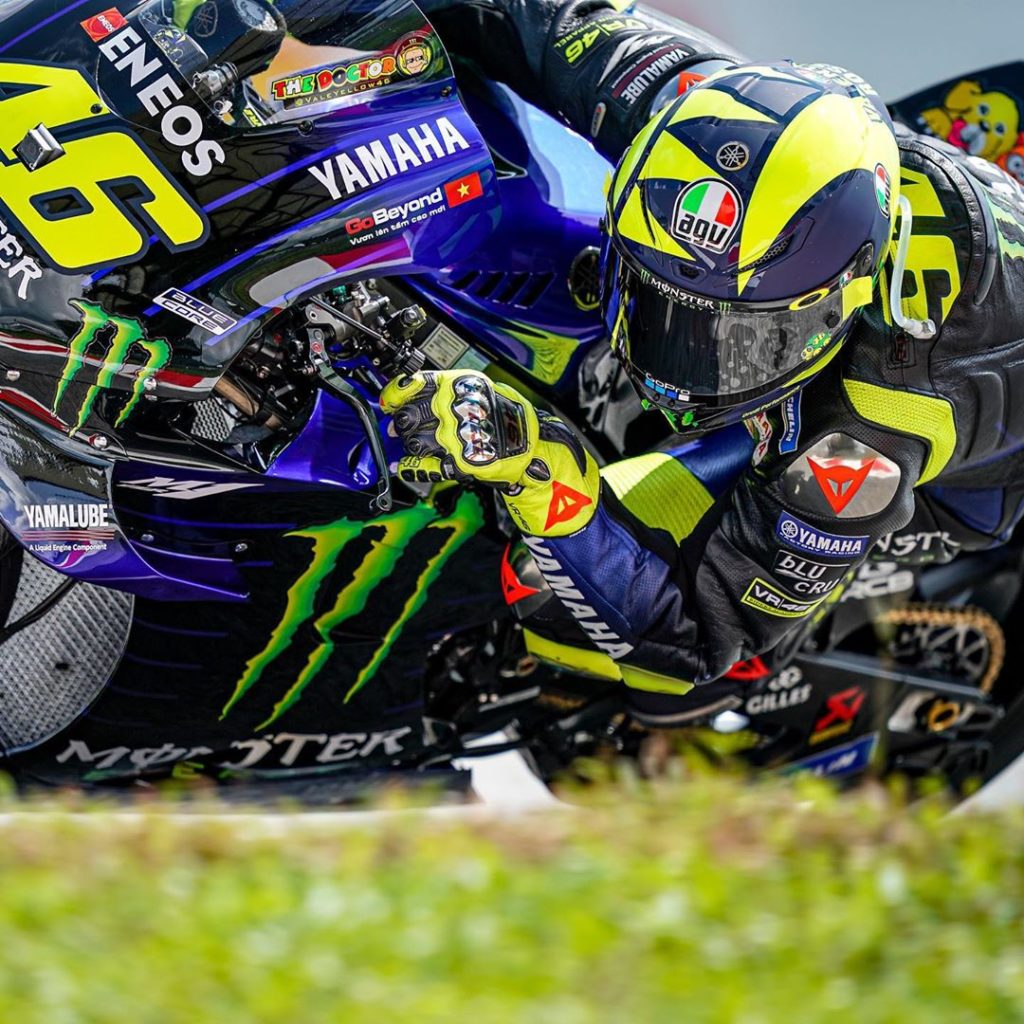 @valeyellow46 got stuck in traffic on his second run in Q2 and completed the qua...