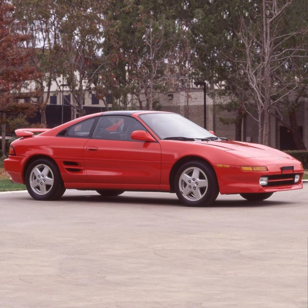 Turning parking lots into photoshoots since '95! #TBT #MR2 #LetsGoPlaces...