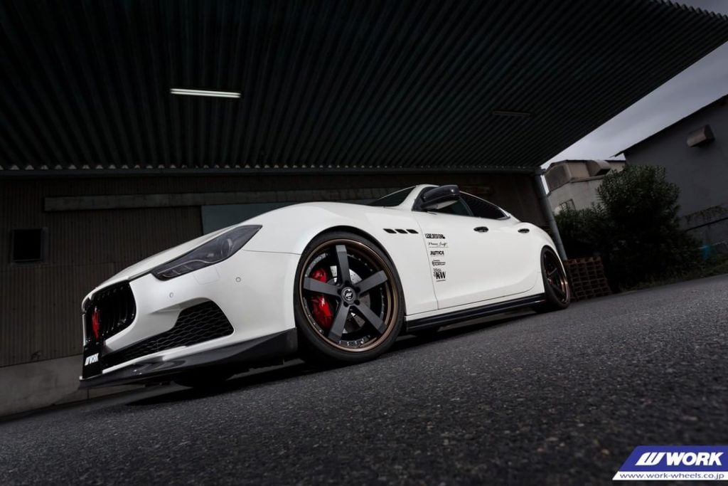 LEAD DESIGN Maserati Ghibli on WORK Zeast ST2 #artofwheel #zeastst2...