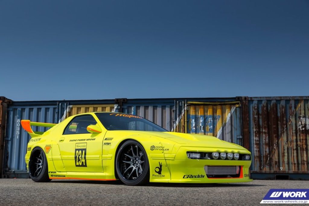 @racingpadockmiyoshi Mazda FC3S on WORK Emotion CR3P #artofwheel #emotion #cr3p ...