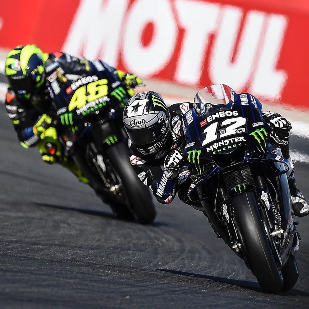Yamaha MotoGP: @maverick12official : “I’m actually happy, because this morning I didn’t feel re… @maverick12official : "I'm actually happy, because this morning I didn't feel re...