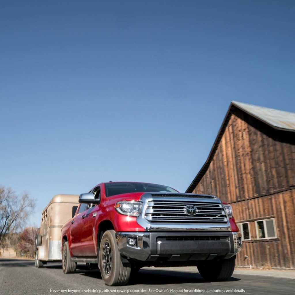There for you all through fall, no matter the haul. #Tundra #LetsGoPlaces...