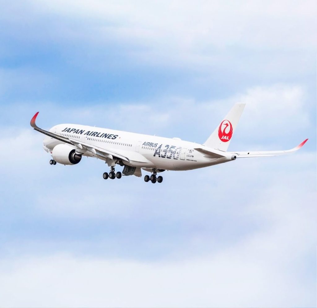 .
Our second #JAL #A350!
The silver A350 logo, meant to represent "Innovation," ...