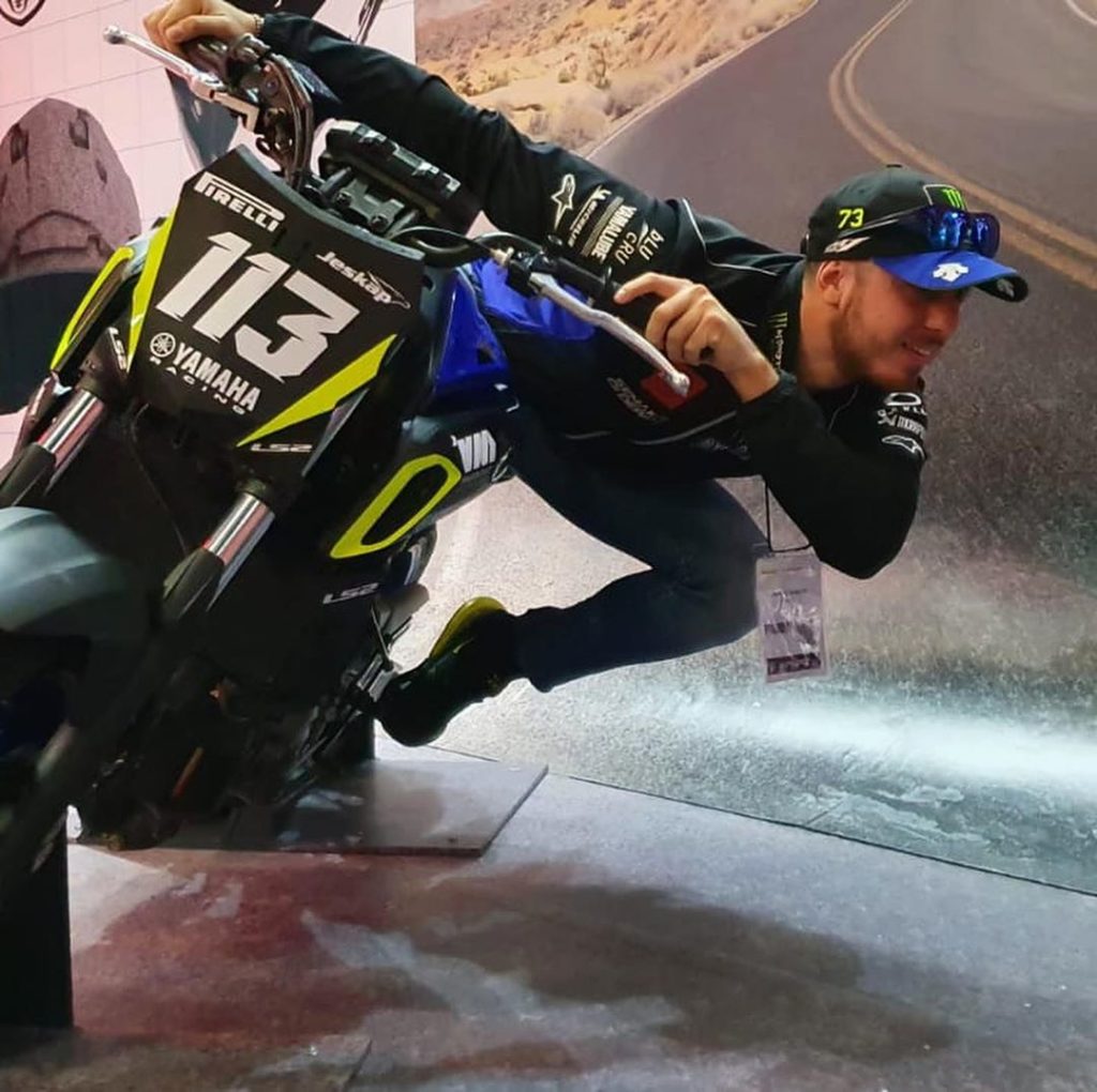 ‪Our 2019 @motogpesport rider, Lorenzo Daretti (@73trast), seems be having such ...