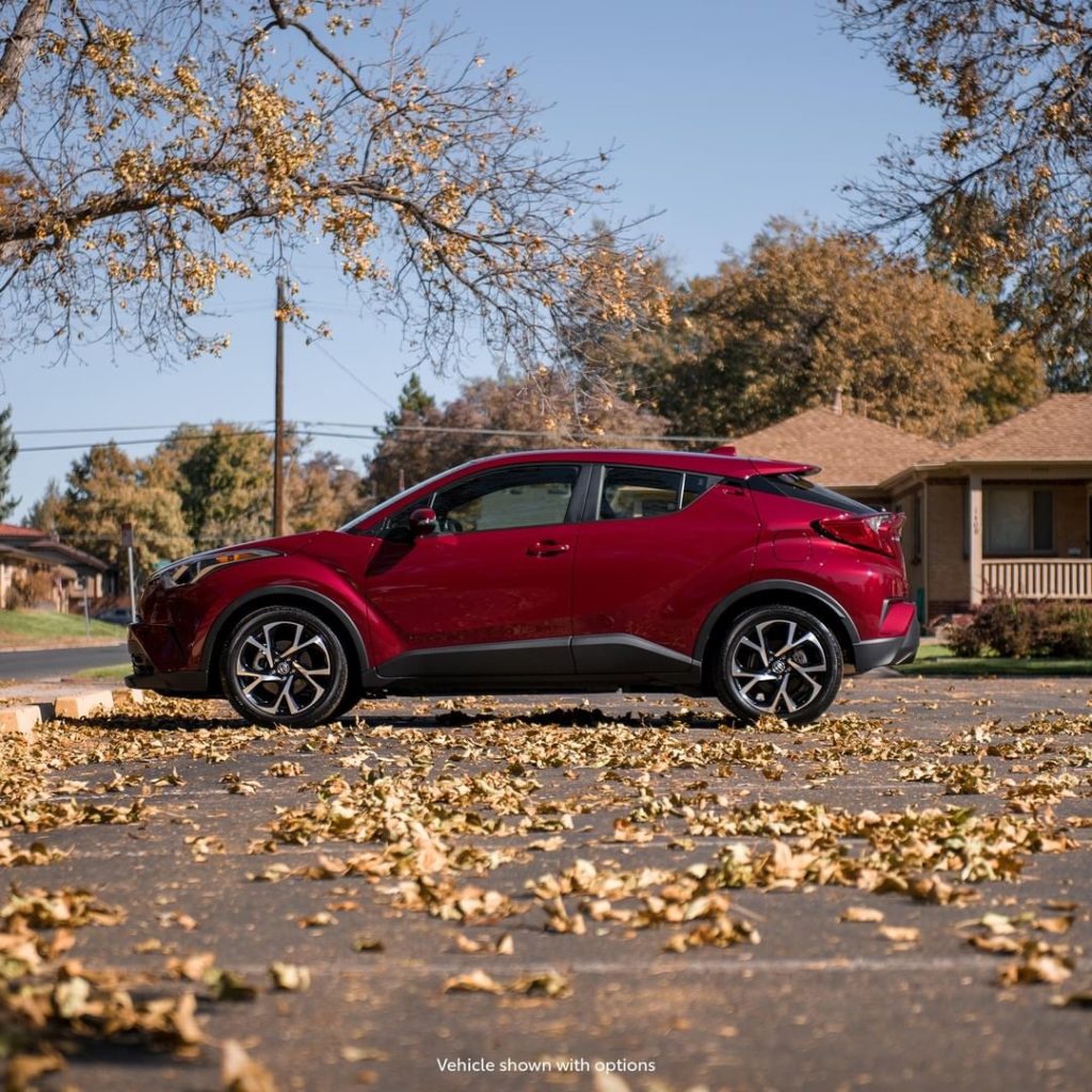 When leaves are falling, adventure is calling. #ToyotaCHR #LetsGoPlaces...