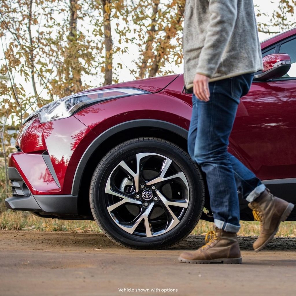 Some say "sweater weather", we prefer "C-HR weather." #ToyotaCHR #LetsGoPlaces...