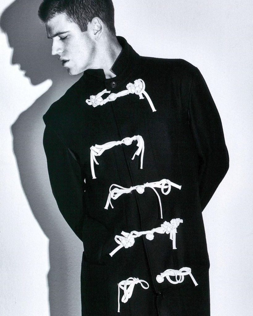 @miguel_bernardeau wearing Yohji Yamamoto AW19 for @gqspain 
Styling by @joanade...