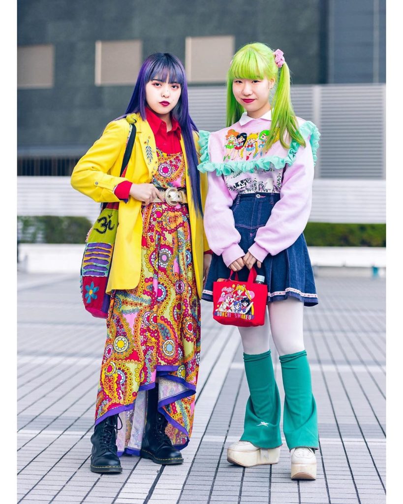 Tokyo Fashion: Japanese fashion students Bien (@beepastell) and Suzune (@oyasumi0220) on the st… Japanese fashion students Bien (@beepastell) and Suzune (@oyasumi0220) on the st...