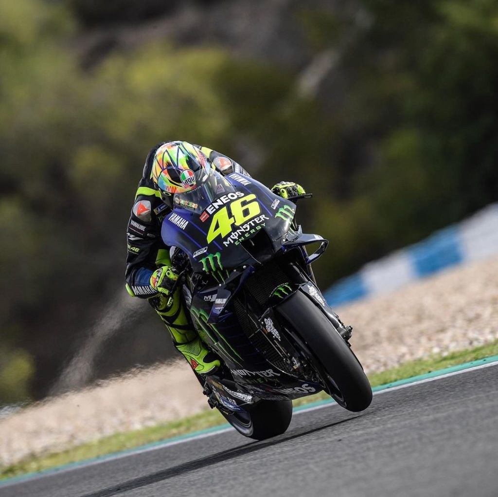 @valeyellow46 worked on the overall performance of his Yamaha and concluded Day ...