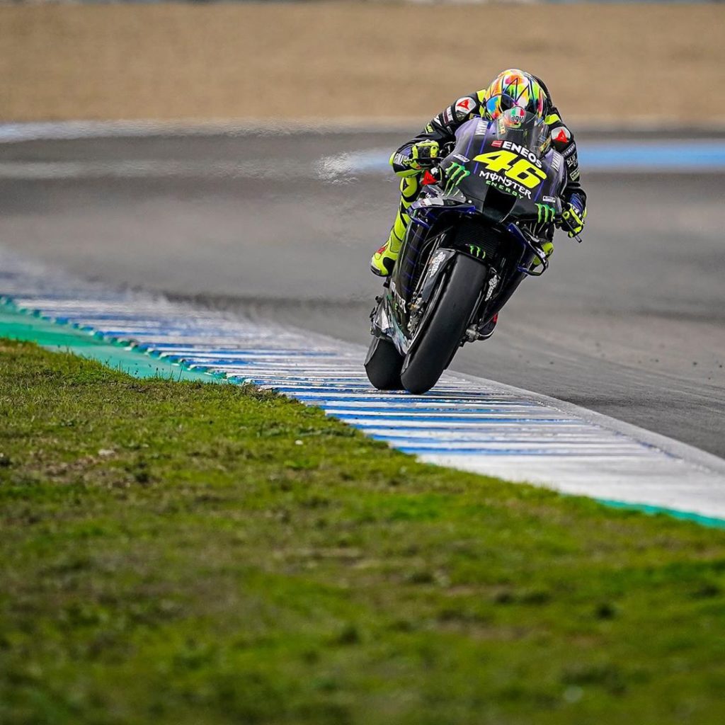 Yamaha MotoGP: @valeyellow46 : “We worked a lot today, even though the weather conditions weren… @valeyellow46 : "We worked a lot today, even though the weather conditions weren...