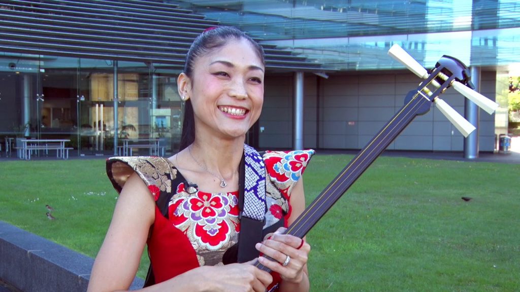 Japan Movie Festival Auckland 2018 Shamisen Play by Ms.Noriko Tadano