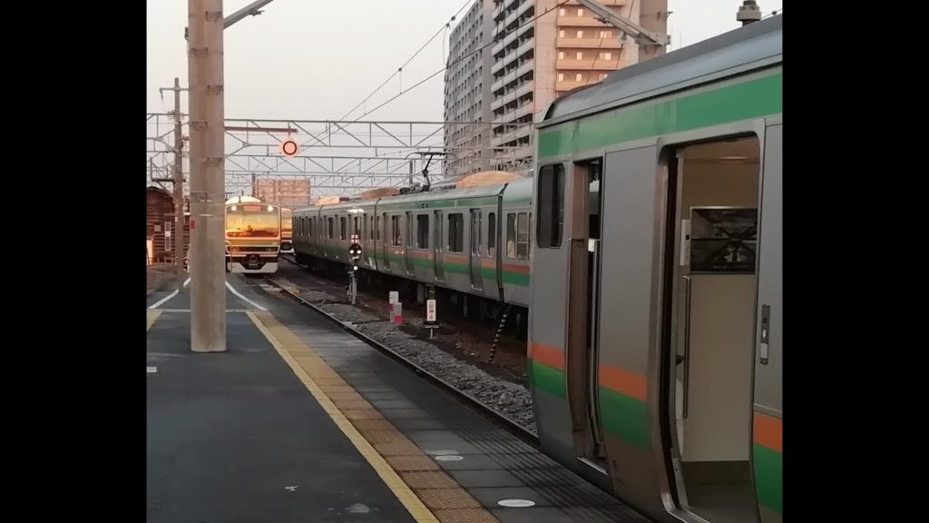 危険？列車が急接近　JR沼津駅
